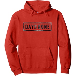 image:imageDays Gone Iconic Distressed Big Chest Logo V2 Pullover HoodieRed