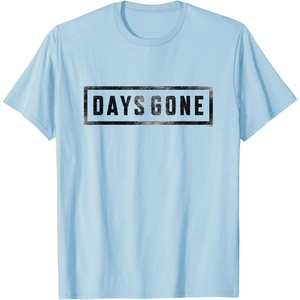 image:imageDays Gone Iconic Distressed Big Chest Logo V2 TShirtBaby Blue