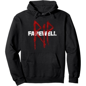 image:imageDays Gone RIP Farewell Distressed Big Chest Logo Pullover HoodieBlack
