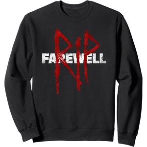image:imageDays Gone RIP Farewell Distressed Big Chest Logo SweatshirtBlack