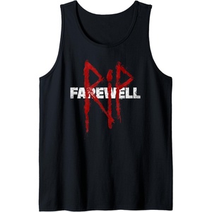 image:imageDays Gone RIP Farewell Distressed Big Chest Logo Tank TopBlack