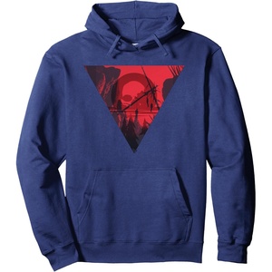 image:imageDays Gone Red Dead Scene Big Chest Poster Pullover HoodieNavy Blue