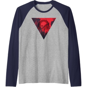 image:imageDays Gone Red Dead Scene Big Chest Poster Raglan Baseball TeeNavy BlueAthletic Heather