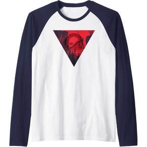 image:imageDays Gone Red Dead Scene Big Chest Poster Raglan Baseball TeeNavy BlueWhite
