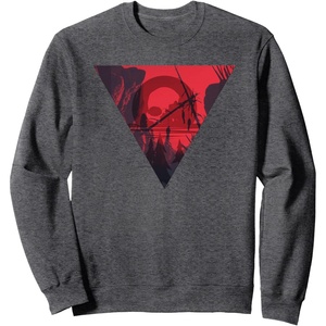 image:imageDays Gone Red Dead Scene Big Chest Poster SweatshirtDark Heather Grey