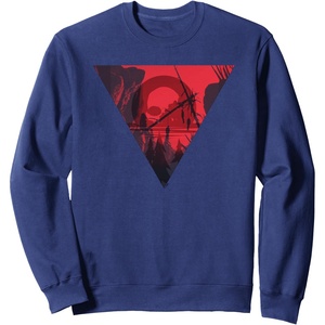 image:imageDays Gone Red Dead Scene Big Chest Poster SweatshirtNavy Blue