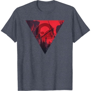 image:imageDays Gone Red Dead Scene Big Chest Poster TShirtHeather Blue