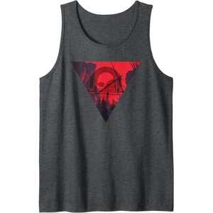 image:imageDays Gone Red Dead Scene Big Chest Poster Tank TopDark Heather Grey