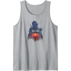 image:imageDays Gone Remastered Ready To Fight Big Chest Poster Tank TopHeather Grey