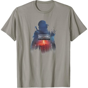 image:imageDays Gone Remastered Ready to Fight Big Chest Poster TShirtSlate Grey