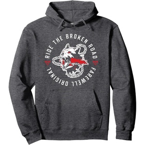 image:imageDays Gone Ride The Broken Road Farewell Original Big Logo Pullover HoodieDark Heather Grey