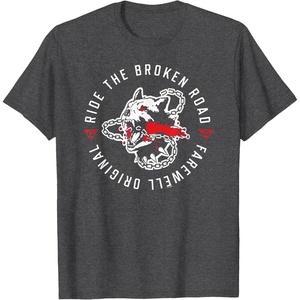 image:imageDays Gone Ride The Broken Road Farewell Original Big Logo TShirtDark Heather Grey