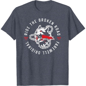 image:imageDays Gone Ride The Broken Road Farewell Original Big Logo TShirtHeather Blue