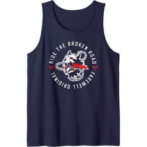 image:imageDays Gone Ride The Broken Road Farewell Original Big Logo Tank TopNavy Blue