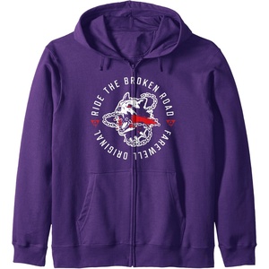 image:imageDays Gone Ride The Broken Road Farewell Original Big Logo Zip HoodiePurple