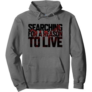 image:imageDays Gone Searching For A Reason To Live Big Chest Logo Pullover HoodieAsphalt Grey