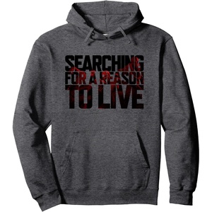 image:imageDays Gone Searching For A Reason To Live Big Chest Logo Pullover HoodieDark Heather Grey