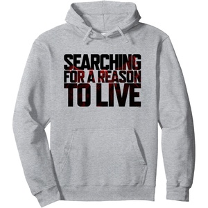 image:imageDays Gone Searching For A Reason To Live Big Chest Logo Pullover HoodieHeather Grey