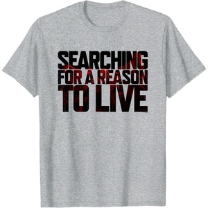 image:imageDays Gone Searching For A Reason To Live Big Chest Logo TShirtHeather Grey