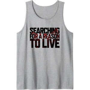 image:imageDays Gone Searching For A Reason To Live Big Chest Logo Tank TopHeather Grey