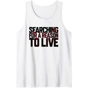 image:imageDays Gone Searching For A Reason To Live Big Chest Logo Tank TopWhite
