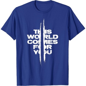 image:imageDays Gone This World Comes For You Distressed Chest Logo TShirtRoyal Blue