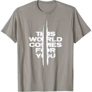 image:imageDays Gone This World Comes For You Distressed Chest Logo TShirtSlate Grey