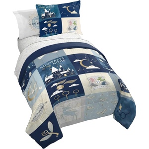 image:imageJay Franco Kids Bed Set Blue PlayStation 7 Piece Full  Cozy Soft Bedding for Stylish Room Dcor with Comforter Sheets amp Pillow CoversMulti  Harry Potter