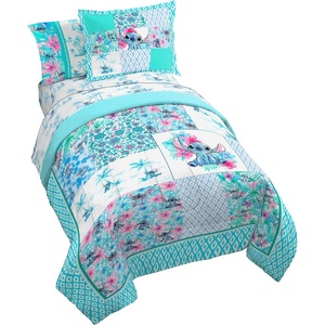 image:imageJay Franco Kids Bed Set Blue PlayStation 7 Piece Full  Cozy Soft Bedding for Stylish Room Dcor with Comforter Sheets amp Pillow CoversMulti  Lilo and Stitch 02