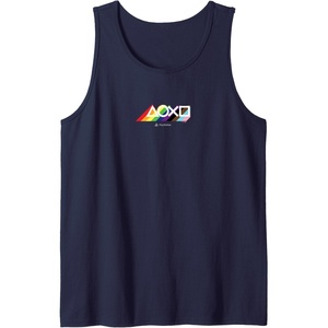image:imagePlayStation Pride LGBTQIA Collection Horizontal Chest Logo Tank TopNavy Blue