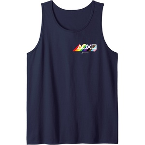 image:imagePlayStation Pride LGBTQIA Collection Horizontal Pocket Logo Tank TopNavy Blue