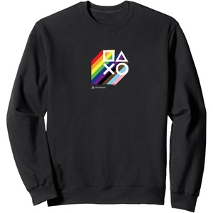 image:imagePlayStation Pride LGBTQIA Collection Stacked Chest Logo SweatshirtBlack
