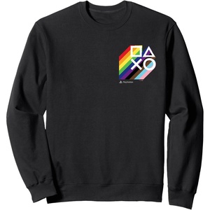 image:imagePlayStation Pride LGBTQIA Collection Stacked Pocket Logo SweatshirtBlack