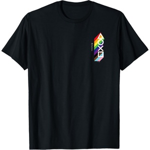 image:imagePlayStation Pride LGBTQIA Collection Vertical Pocket Logo TShirtBlack