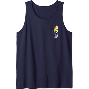 image:imagePlayStation Pride LGBTQIA Collection Vertical Pocket Logo Tank TopNavy Blue