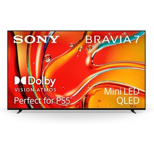 image:imageSony 65 Inch BRAVIA 7 Mini LED QLED 4K HDR Smart Google TV K65XR70  XR Processor with AI Technology Dolby VisionAtmos PS5 Features XR Backlight Master Drive 4K movie credits included65