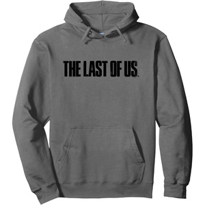 image:imageThe Last of Us Iconic Distressed Big Chest Logo Pullover HoodieAsphalt Grey