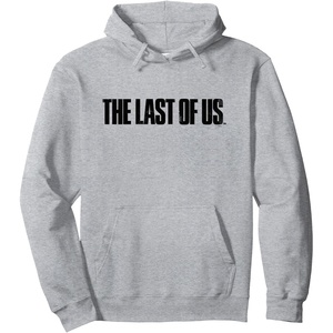 image:imageThe Last of Us Iconic Distressed Big Chest Logo Pullover HoodieHeather Grey