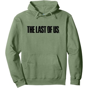 image:imageThe Last of Us Iconic Distressed Big Chest Logo Pullover HoodieSage Green