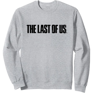 image:imageThe Last of Us Iconic Distressed Big Chest Logo SweatshirtHeather Grey