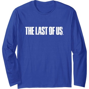 image:imageThe Last of Us Iconic Distressed Big Chest Logo V2 Long Sleeve TShirtRoyal Blue