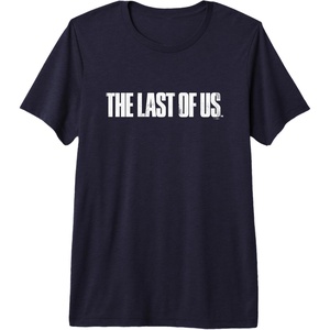 image:imageThe Last of Us Iconic Distressed Big Chest Logo V2 Premium Triblend TShirtNavy Blue