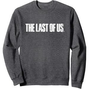 image:imageThe Last of Us Iconic Distressed Big Chest Logo V2 SweatshirtDark Heather Grey
