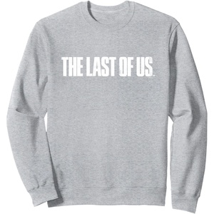 image:imageThe Last of Us Iconic Distressed Big Chest Logo V2 SweatshirtHeather Grey