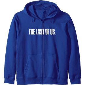 image:imageThe Last of Us Iconic Distressed Big Chest Logo V2 Zip HoodieRoyal Blue