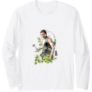 image:imageThe Last of Us Part II Abby Anderson Floral Watercolor Logo Long Sleeve TShirtWhite
