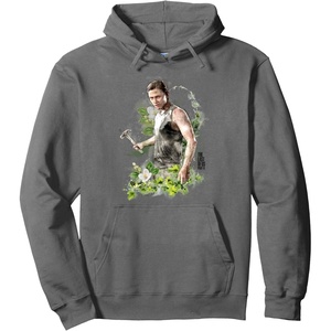 image:imageThe Last of Us Part II Abby Anderson Floral Watercolor Logo Pullover HoodieAsphalt Grey