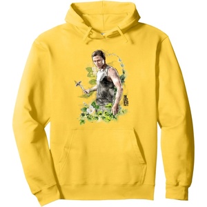image:imageThe Last of Us Part II Abby Anderson Floral Watercolor Logo Pullover HoodieLemon Yellow