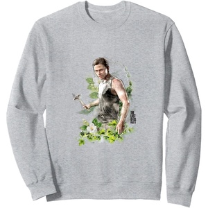 image:imageThe Last of Us Part II Abby Anderson Floral Watercolor Logo SweatshirtHeather Grey