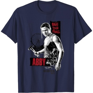 image:imageThe Last of Us Part II Abby Bare Your Fangs Big Chest Poster TShirtNavy Blue